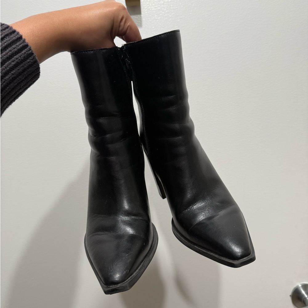 Black Steve Madden Ankle Boots
